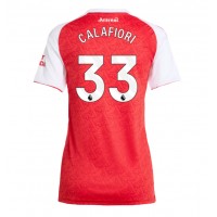 Arsenal Riccardo Calafiori #33 Domáci Ženy futbalový dres 2025-26 Krátky Rukáv
